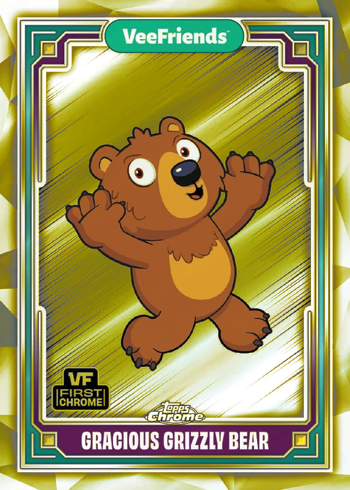 Topps Chrome Veefriends 2025 FINISH YOUR YELLOW REFRACTOR SET! BLACK CAT PATIENT - Picture 11 of 101