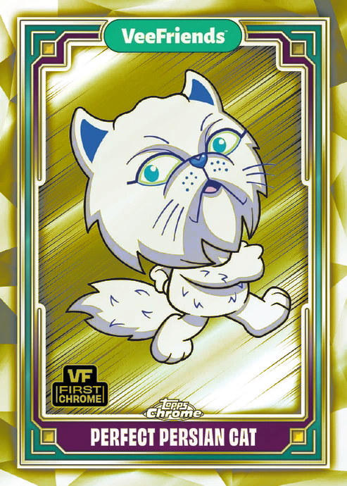 Topps Chrome Veefriends 2025 FINISH YOUR YELLOW REFRACTOR SET! BLACK CAT PATIENT - Picture 14 of 101