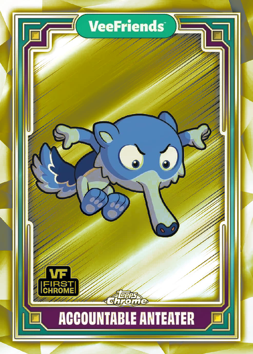 Topps Chrome Veefriends 2025 FINISH YOUR YELLOW REFRACTOR SET! BLACK CAT PATIENT - Picture 20 of 101