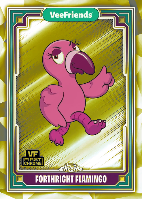 Topps Chrome Veefriends 2025 FINISH YOUR YELLOW REFRACTOR SET! BLACK CAT PATIENT - Picture 26 of 101