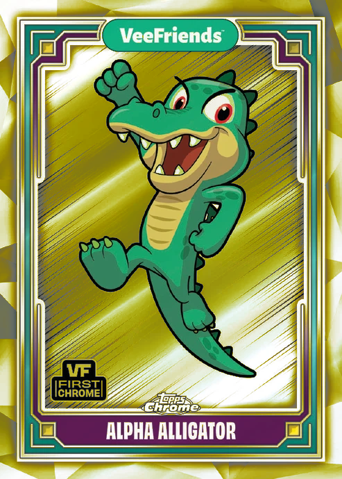 Topps Chrome Veefriends 2025 FINISH YOUR YELLOW REFRACTOR SET! BLACK CAT PATIENT - Picture 27 of 101