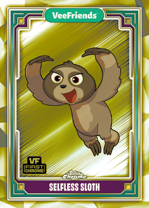 Topps Chrome Veefriends 2025 FINISH YOUR YELLOW REFRACTOR SET! BLACK CAT PATIENT - Picture 31 of 101