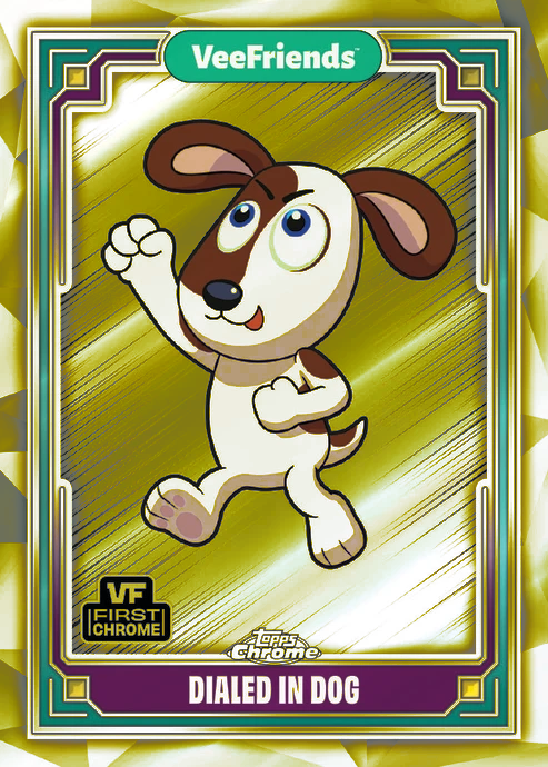 Topps Chrome Veefriends 2025 FINISH YOUR YELLOW REFRACTOR SET! BLACK CAT PATIENT - Picture 32 of 101