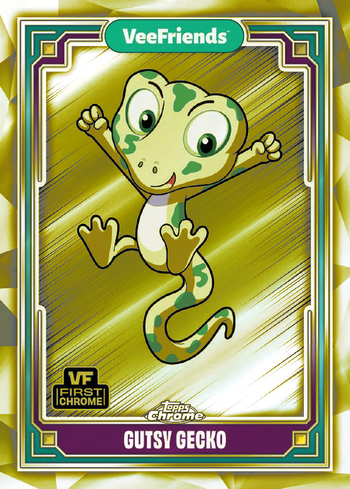 Topps Chrome Veefriends 2025 FINISH YOUR YELLOW REFRACTOR SET! BLACK CAT PATIENT - Picture 37 of 101