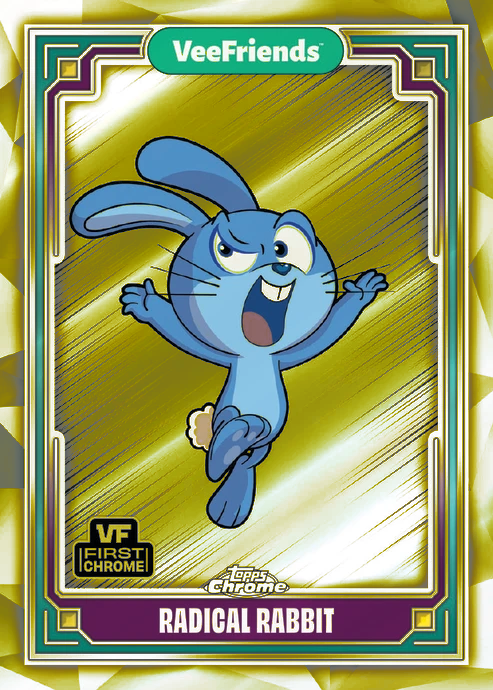 Topps Chrome Veefriends 2025 FINISH YOUR YELLOW REFRACTOR SET! BLACK CAT PATIENT - Picture 40 of 101