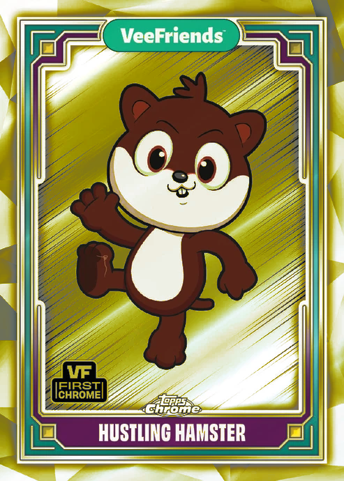 Topps Chrome Veefriends 2025 FINISH YOUR YELLOW REFRACTOR SET! BLACK CAT PATIENT - Picture 42 of 101