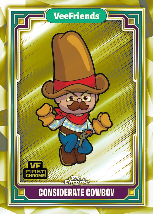 Topps Chrome Veefriends 2025 FINISH YOUR YELLOW REFRACTOR SET! BLACK CAT PATIENT - Picture 44 of 101