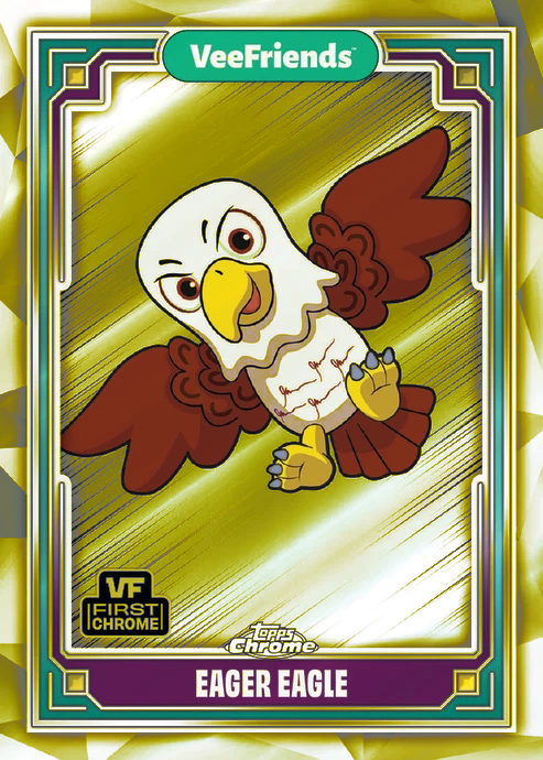 Topps Chrome Veefriends 2025 FINISH YOUR YELLOW REFRACTOR SET! BLACK CAT PATIENT - Picture 6 of 101