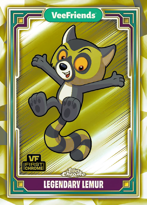 Topps Chrome Veefriends 2025 FINISH YOUR YELLOW REFRACTOR SET! BLACK CAT PATIENT - Picture 53 of 101