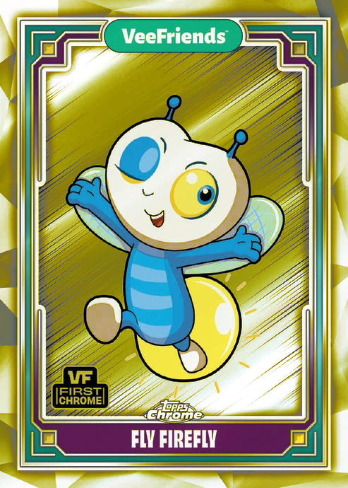 Topps Chrome Veefriends 2025 FINISH YOUR YELLOW REFRACTOR SET! BLACK CAT PATIENT - Picture 54 of 101