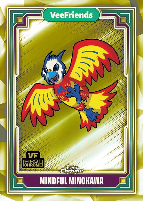 Topps Chrome Veefriends 2025 FINISH YOUR YELLOW REFRACTOR SET! BLACK CAT PATIENT - Picture 57 of 101