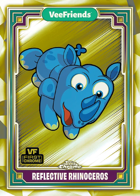 Topps Chrome Veefriends 2025 FINISH YOUR YELLOW REFRACTOR SET! BLACK CAT PATIENT - Picture 62 of 101