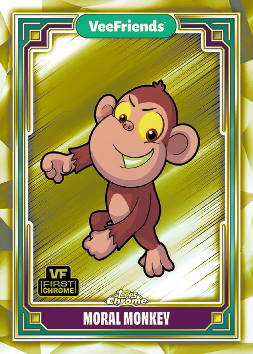 Topps Chrome Veefriends 2025 FINISH YOUR YELLOW REFRACTOR SET! BLACK CAT PATIENT - Picture 64 of 101