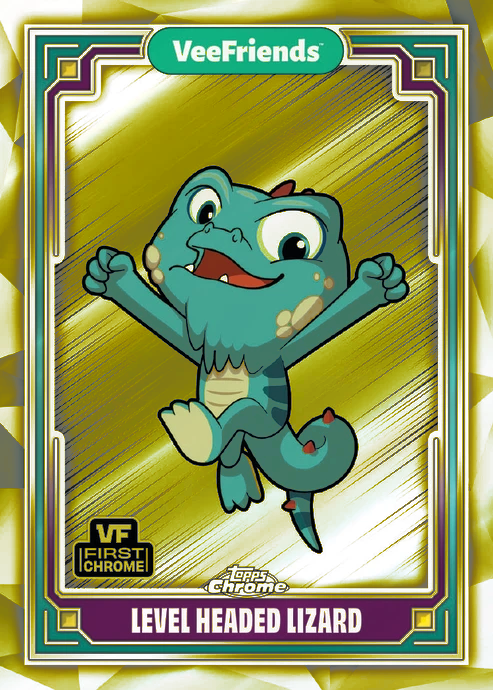 Topps Chrome Veefriends 2025 FINISH YOUR YELLOW REFRACTOR SET! BLACK CAT PATIENT - Picture 66 of 101