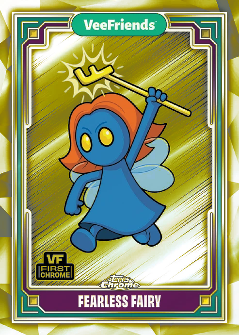 Topps Chrome Veefriends 2025 FINISH YOUR YELLOW REFRACTOR SET! BLACK CAT PATIENT - Picture 8 of 101