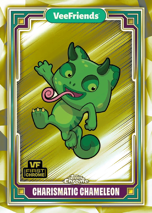 Topps Chrome Veefriends 2025 FINISH YOUR YELLOW REFRACTOR SET! BLACK CAT PATIENT - Picture 74 of 101