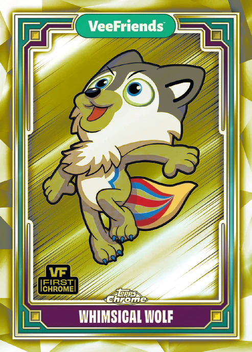 Topps Chrome Veefriends 2025 FINISH YOUR YELLOW REFRACTOR SET! BLACK CAT PATIENT - Picture 75 of 101