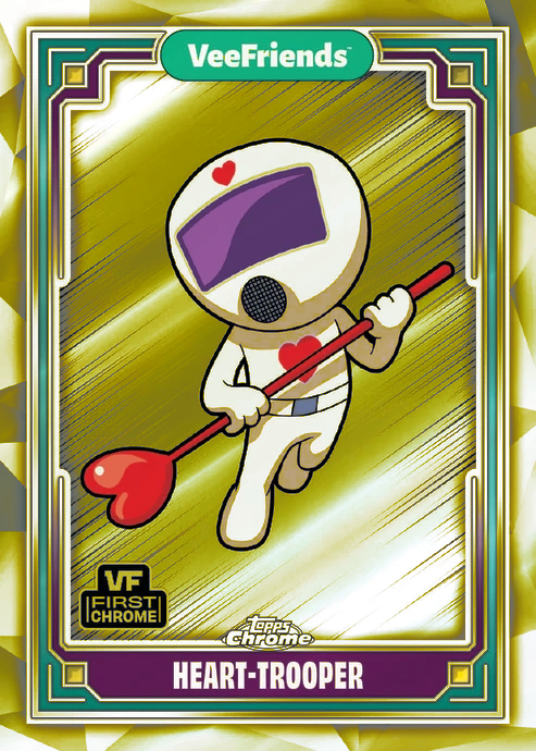 Topps Chrome Veefriends 2025 FINISH YOUR YELLOW REFRACTOR SET! BLACK CAT PATIENT - Picture 9 of 101