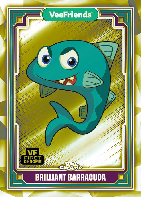 Topps Chrome Veefriends 2025 FINISH YOUR YELLOW REFRACTOR SET! BLACK CAT PATIENT - Picture 81 of 101