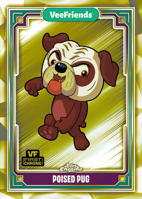 Topps Chrome Veefriends 2025 FINISH YOUR YELLOW REFRACTOR SET! BLACK CAT PATIENT - Picture 86 of 101