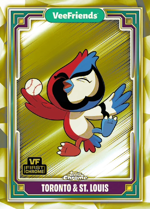 Topps Chrome Veefriends 2025 FINISH YOUR YELLOW REFRACTOR SET! BLACK CAT PATIENT - Picture 95 of 101